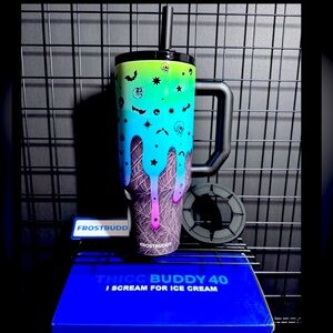 Frost Buddy Thicc Buddy 40oz I Scream for Ice Cream Tumbler NIB ~ Multi-Use Cup
